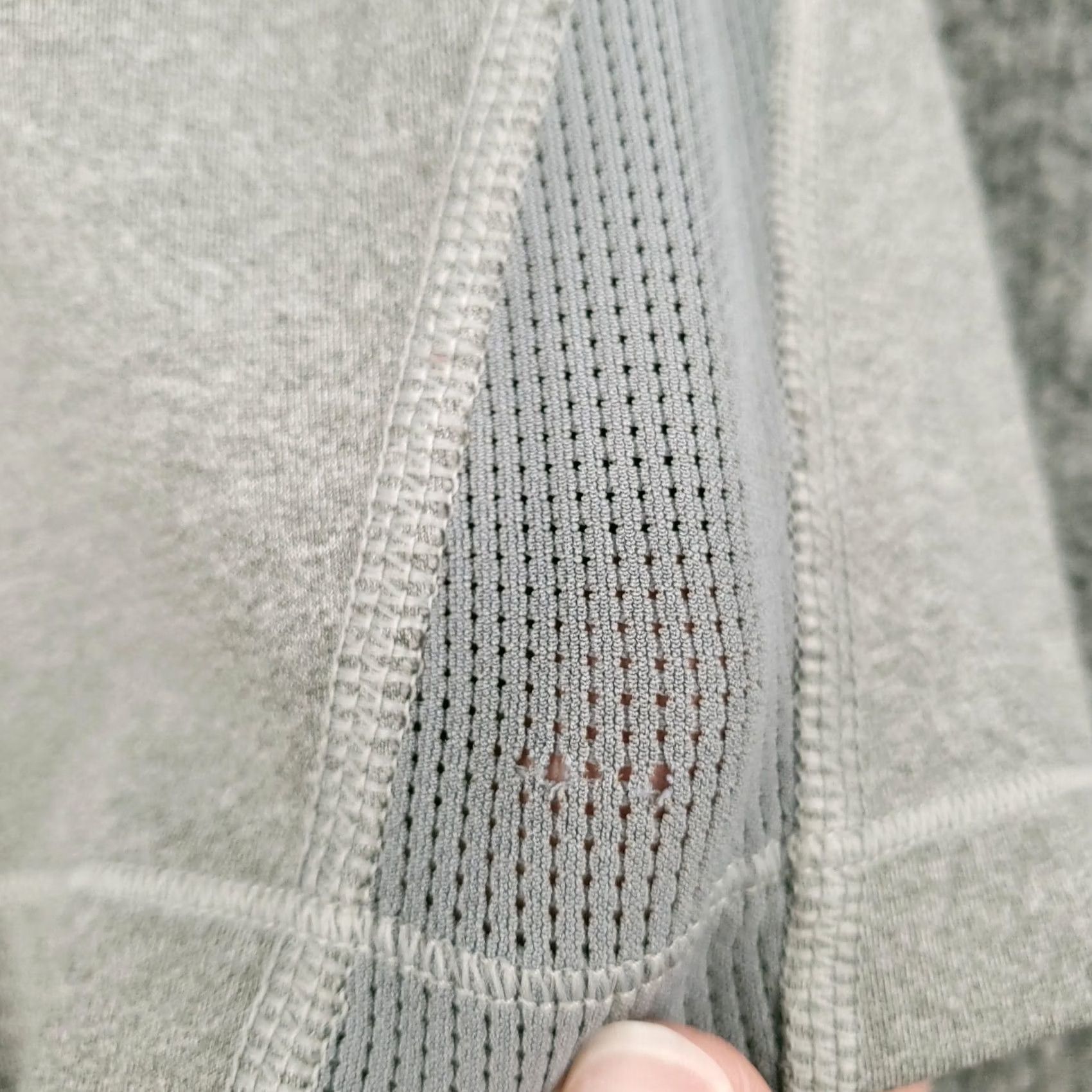 Nike Nike Pro Shorts Women Small Gray Hypercool Elastic Waist Pull On Heather Size 28" / US 6 / IT 42 - 4 Thumbnail