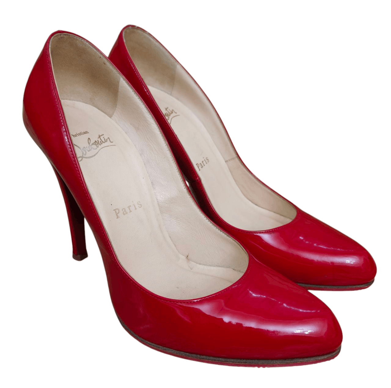 Christian Louboutin Christian Louboutin Red Heels Size US 7 / IT 37 - 3 Thumbnail