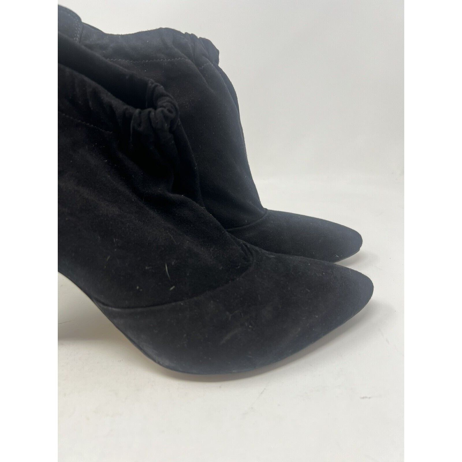 Loeffler Randall LOEFFLER RANDALL Women 8.5 Simone Suede Gathered Ankle Size US 8.5 / IT 38.5 - 5 Thumbnail