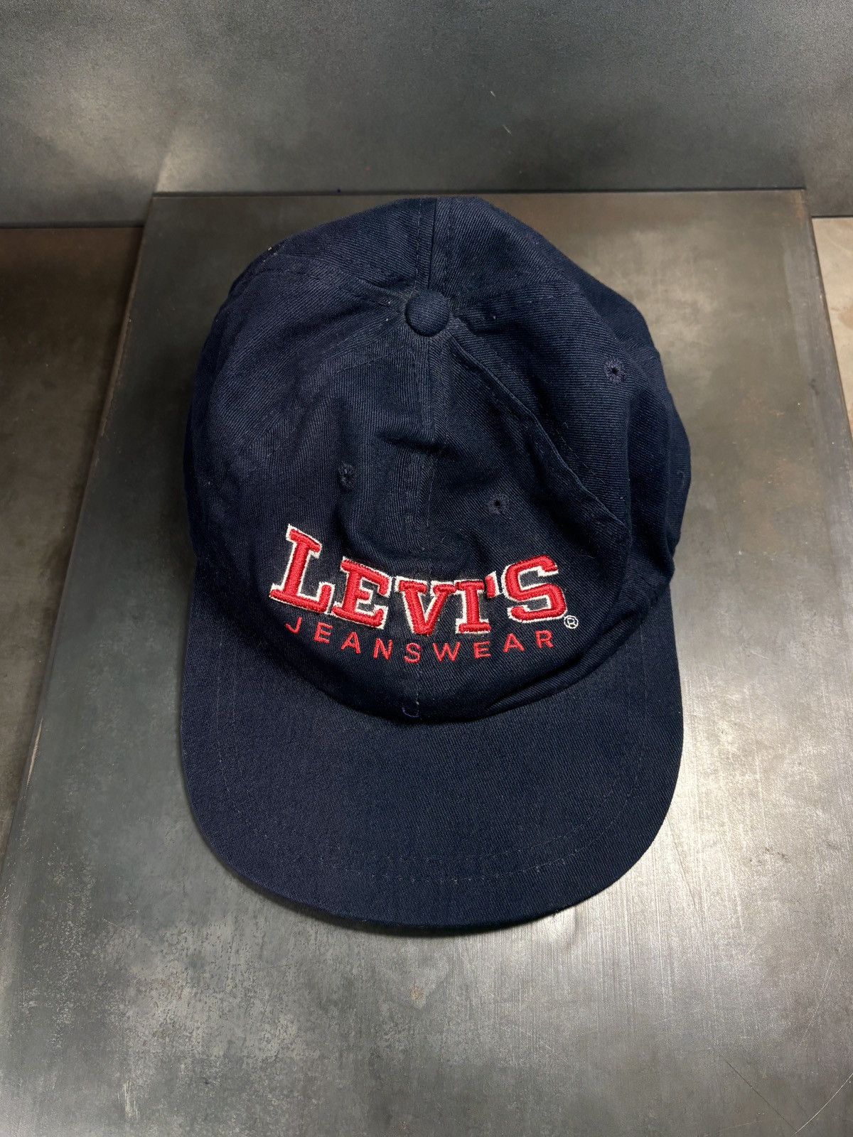 Levi's 1990s Levi's Jeanswear Baseball Cap 90s Vintage Hat Canada Size ONE SIZE - 1 Thumbnail