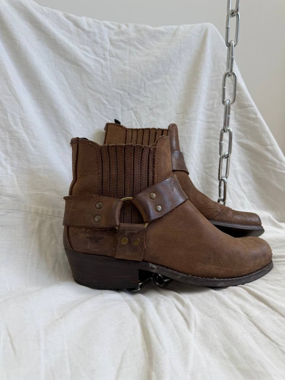 If Six Was Nine Ankle zipper guidi style boots y2k opium punk style 90s Size US 6.5 / IT 36.5 - 2 Thumbnail