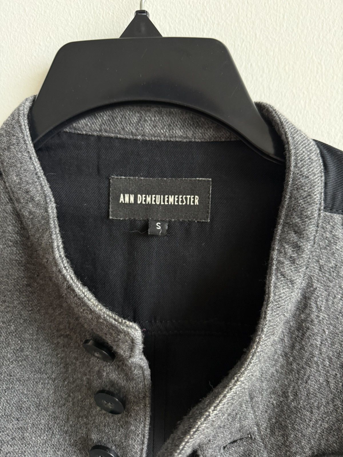 Ann Demeulemeester Wool Buttoned Vest (Runway) Size US S / EU 44-46 / 1 - 10 Thumbnail