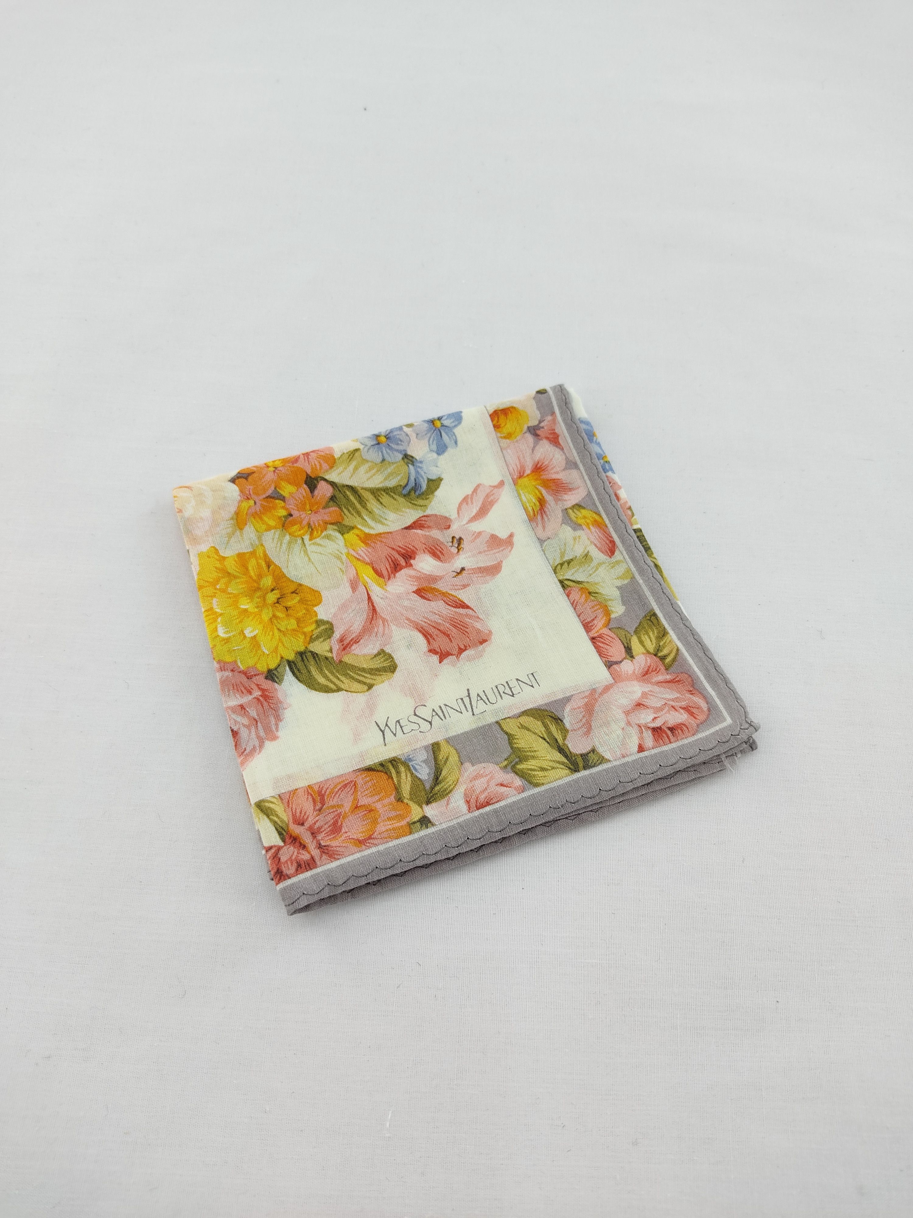 Vintage × Yves Saint Laurent Vintage Yves Saint Laurent Handkerchief / Neckwear / Bandana Size ONE SIZE - 2 Thumbnail