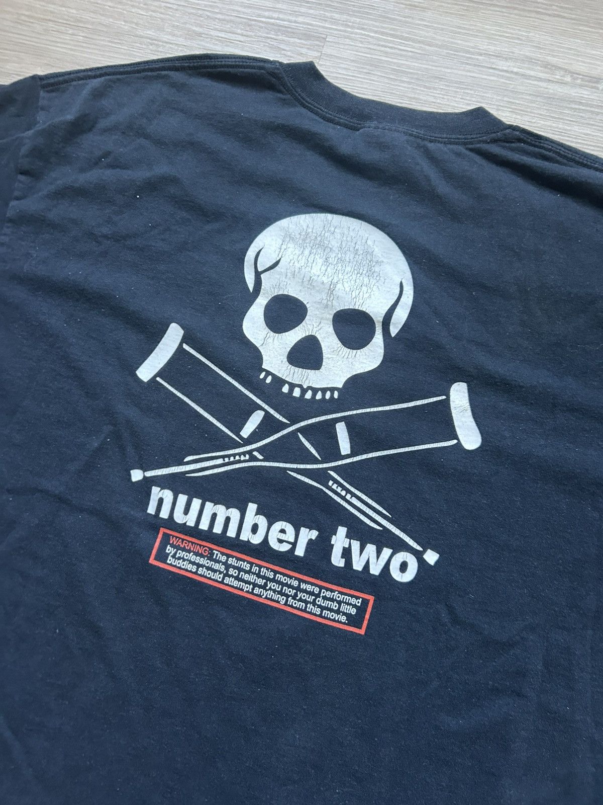 Gildan Vintage Jackass Movie Promo Tee Size US XL / EU 56 / 4 - 4 Thumbnail