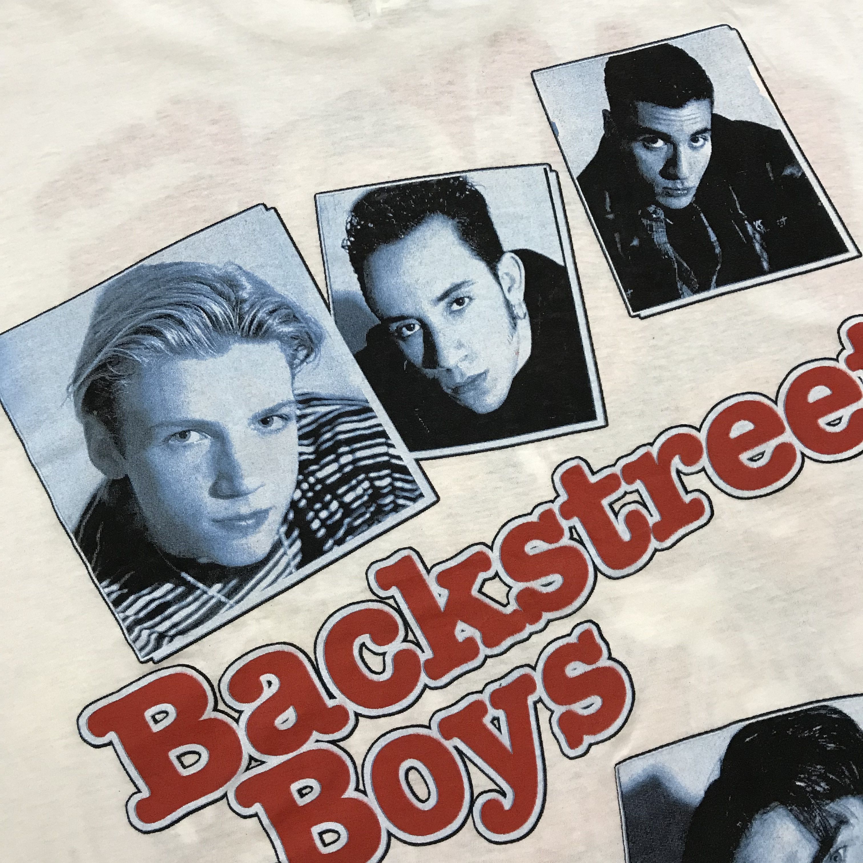 Band Tees BACKSTREET BOYS 1999 Vintage T-Shirt Tee Rare 90s R&B HipHop Size US XL / EU 56 / 4 - 9 Thumbnail