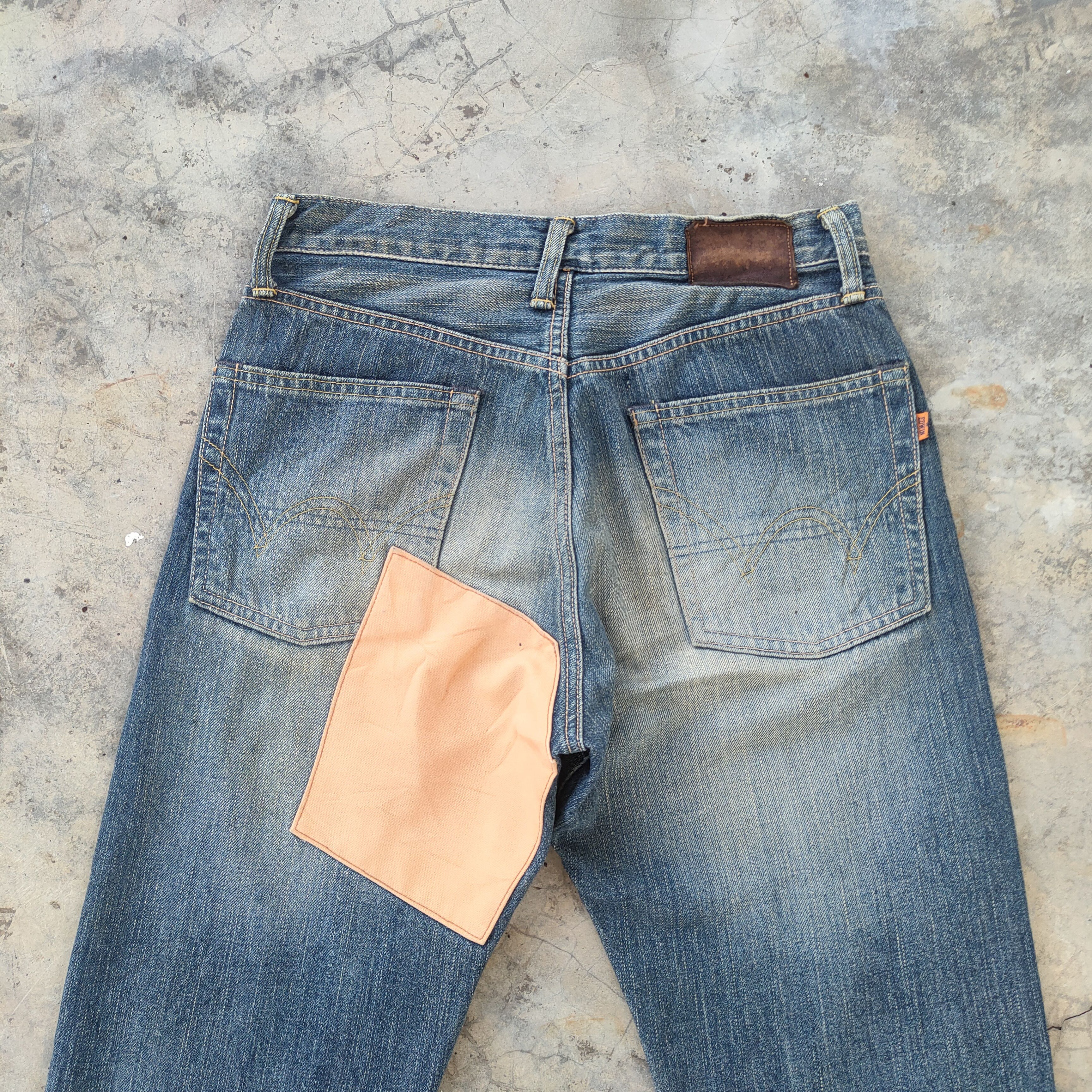 Edwin VINTAGE EDWIN SELVEDGE ORG TAG FADED DISTRESSED JEANS DENIM Size US 30 / EU 46 - 10 Thumbnail