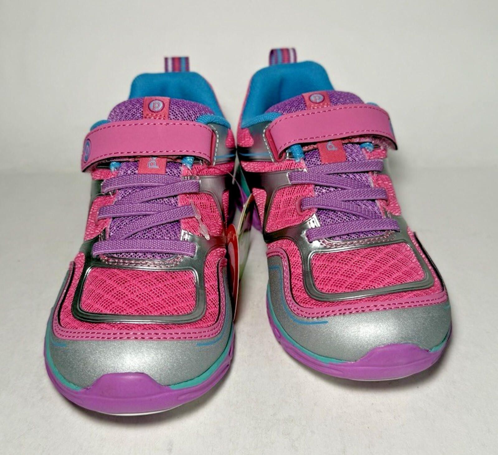 Other PEDIPED Force Flex Low Top Toddler Shoes Pink/ Silver Size US 12.5 / EU 45-46 - 2 Thumbnail