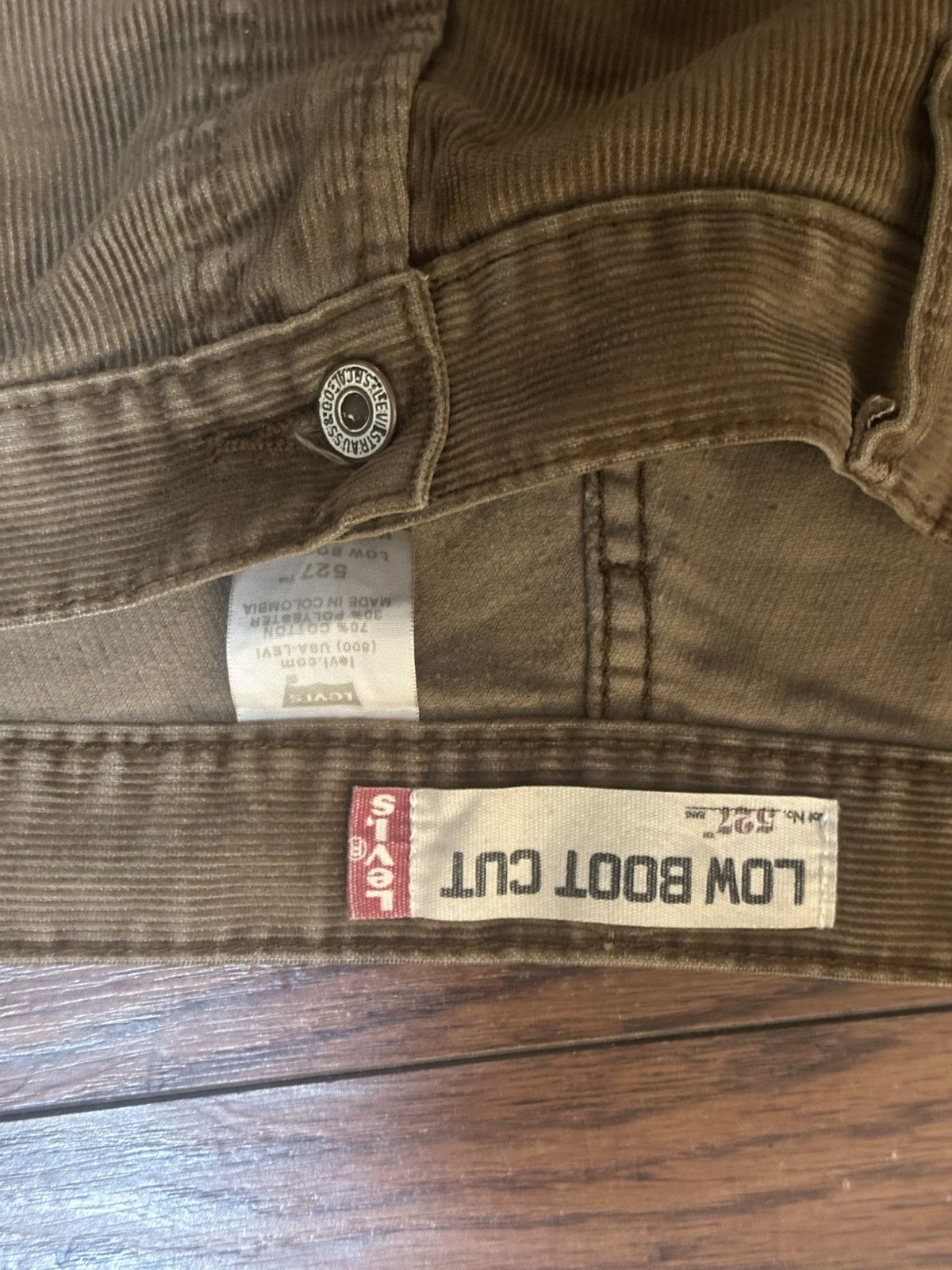 Levi's Levi Brown corduroy Bootcut Denim Size US 34 / EU 50 - 2 Thumbnail