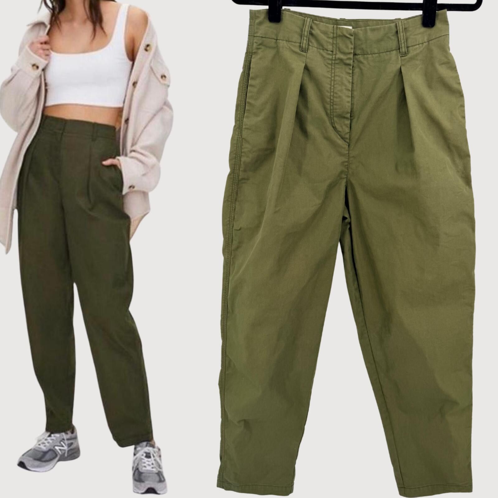 Other Aritzia Wilfred High Waisted Free Day-Off Pleated Pants 6 Size 28" / US 6 / IT 42 - 1 Thumbnail