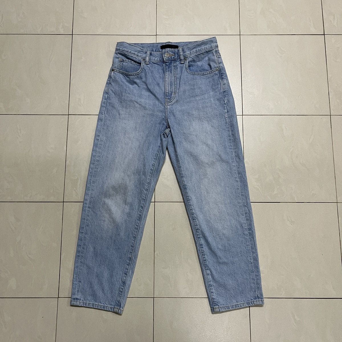 Japanese Brand × Uniqlo × Vintage Uniqlo Relaxed Tapered Jeans Size 27" / US 4 / IT 40 - 2 Thumbnail