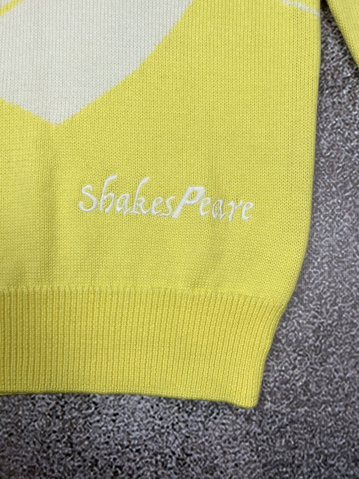 Palace FW20 Palace x Shakespeare As You Like it Knit Yellow dswt Size US S / EU 44-46 / 1 - 10 Thumbnail