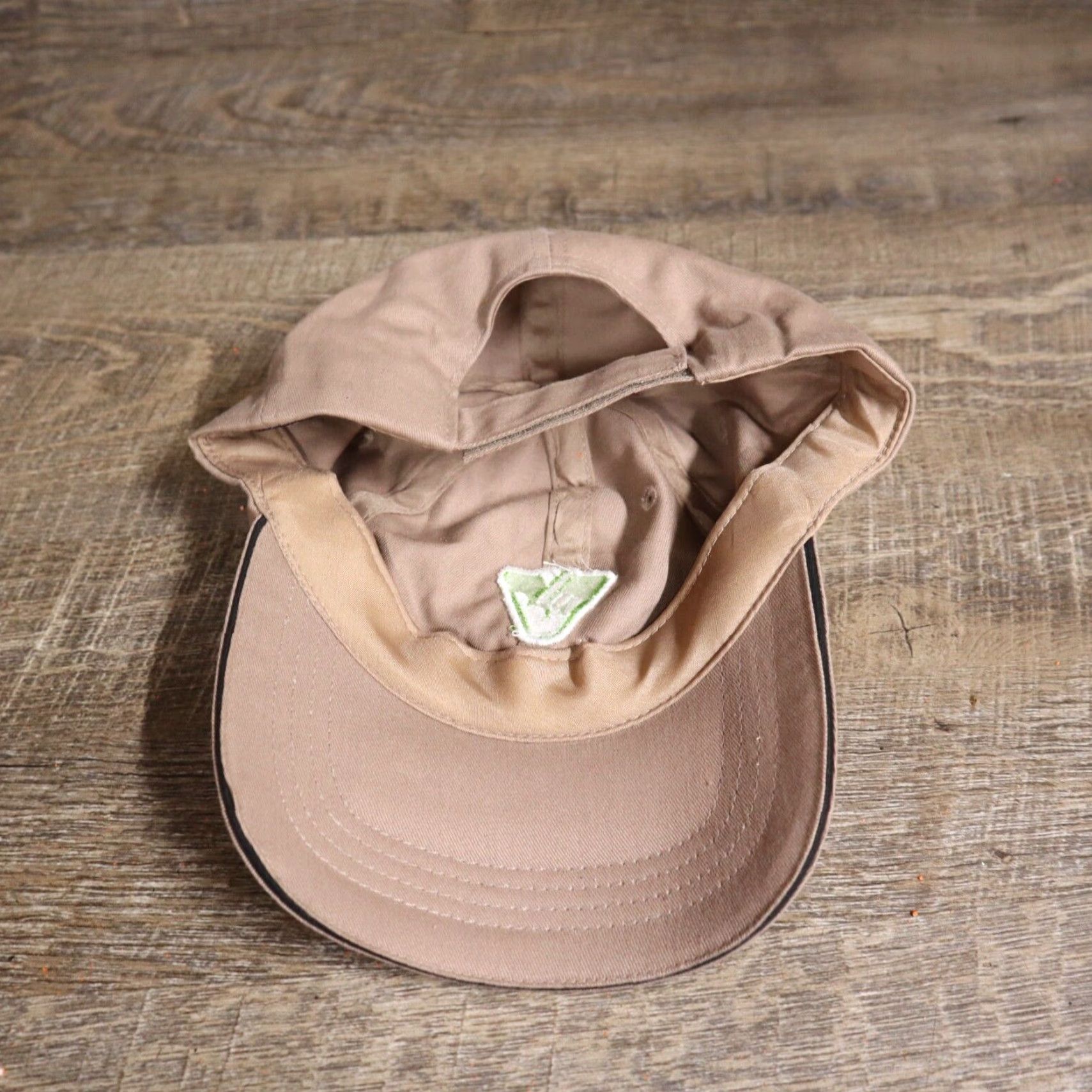 Vintage Virginia Lottery Hat Baseball Cap Adjustable Beige Striped Cotton Men’s Cap Adjustable Strapback Size ONE SIZE - 6 Thumbnail