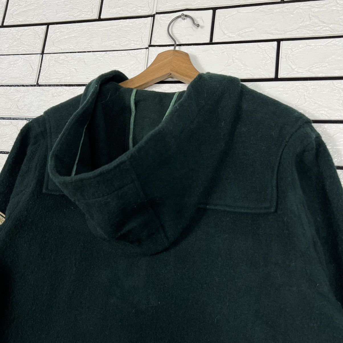 Vintage THE SCOTCH HOUSE Green Hooded Duffle Coat #4140-C189 Size US L / EU 52-54 / 3 - 21 Thumbnail