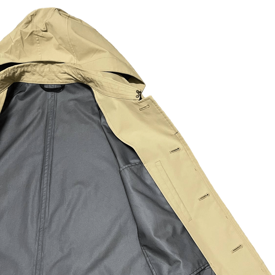 Japanese Brand Vintage Lacoste Trench Coat Detachable Hood Size US M / EU 48-50 / 2 - 9 Thumbnail