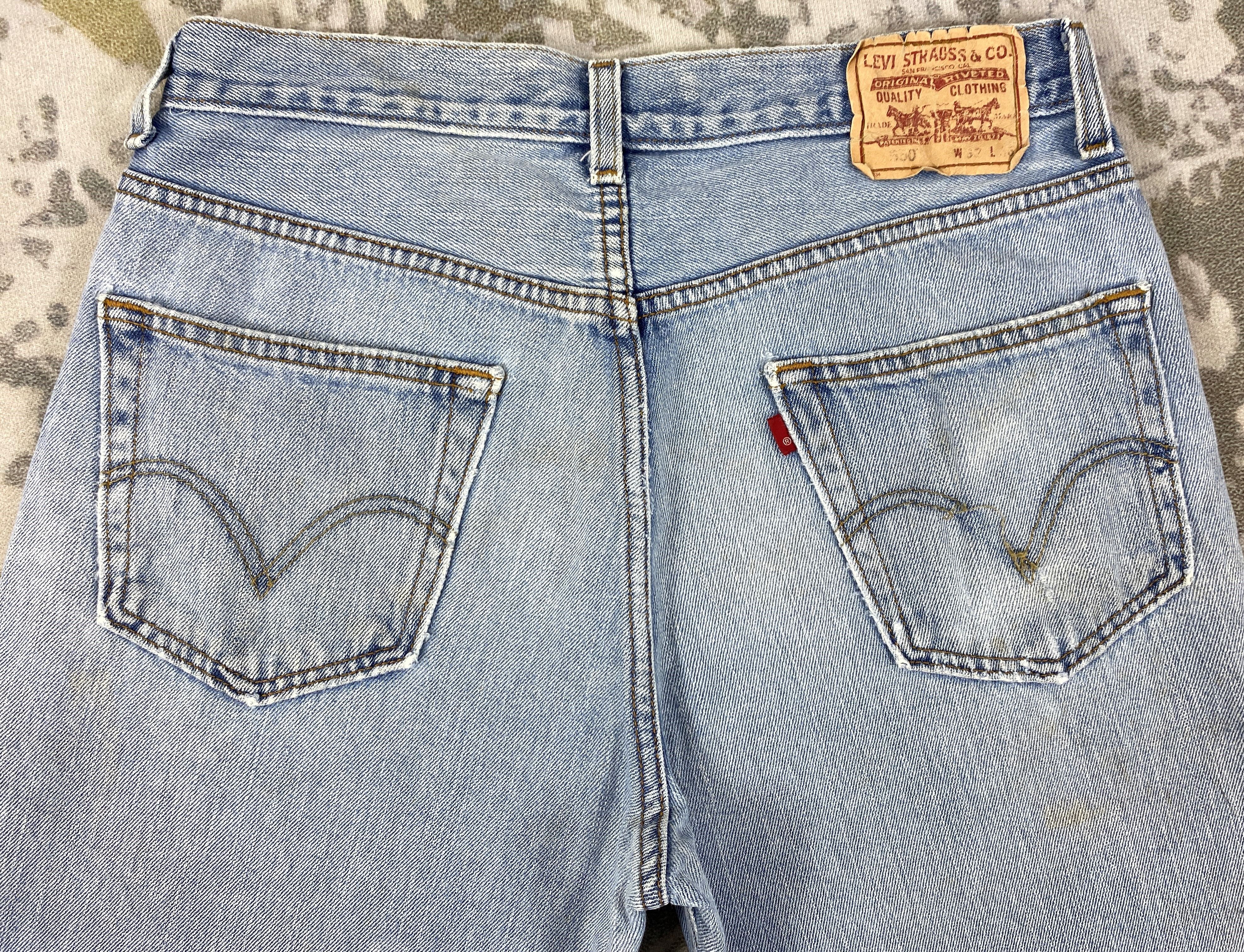 Levi's Light Wash Vintage Levi's 550 Relaxed Fit Denim -JN726 Size US 31 - 4 Thumbnail