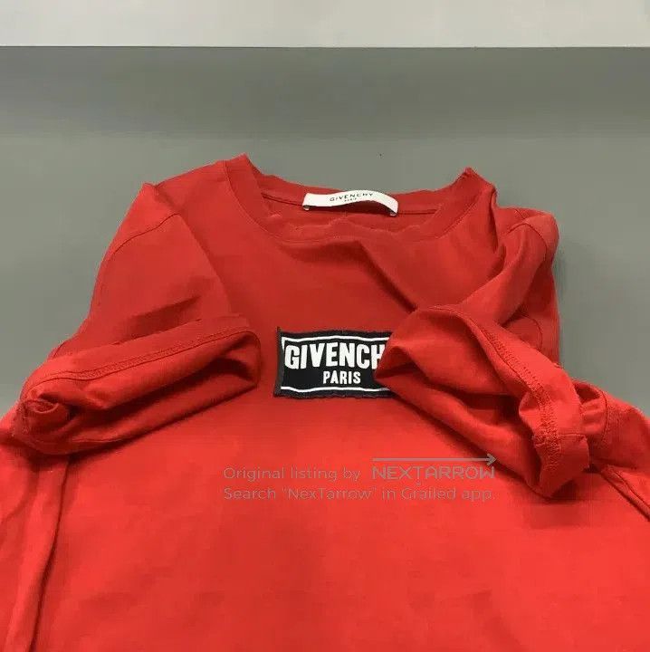 Givenchy Givenchy Red Short-Sleeve Logo T-Shirt. Size US XS / EU 42 / 0 - 4 Thumbnail