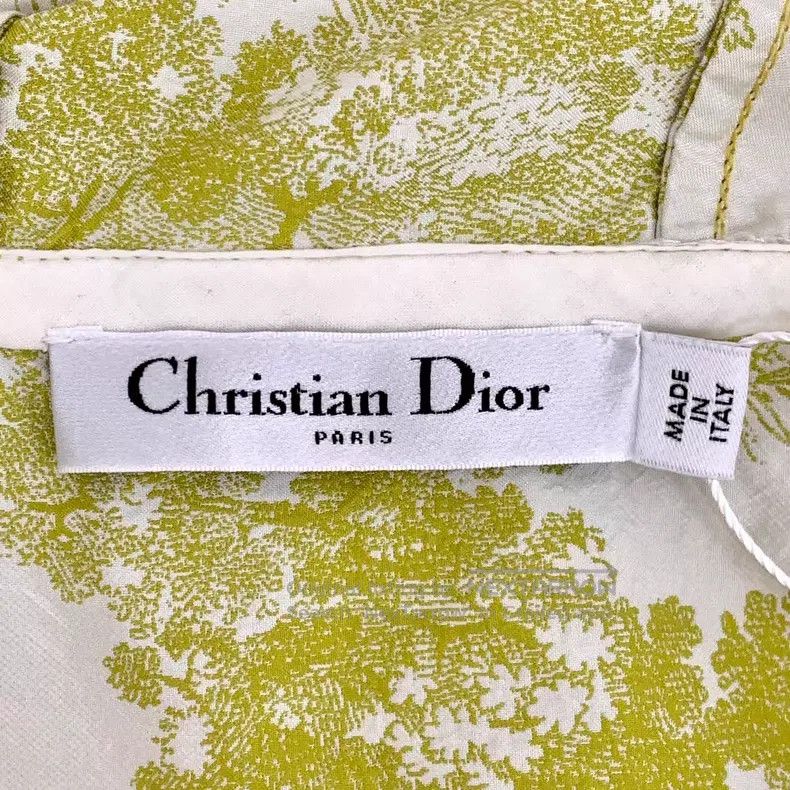 Dior Dior Light green animal jungle print hooded semi-zipper sh Size S / US 4 / IT 40 - 7 Thumbnail