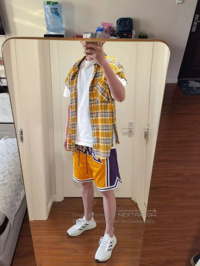 Fear of God Fear of God 4th Yellow Plaid Vest. Size US XL / EU 56 / 4 - 7 Thumbnail