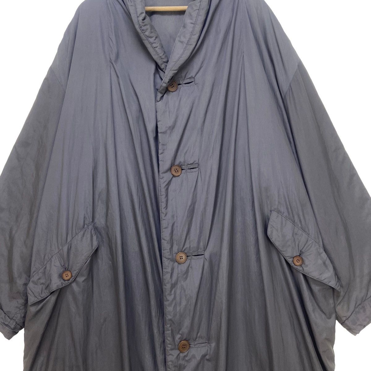 Issey Miyake Achieve🔥80s Issey Miyake Windcoat Nylon Long Coat Size US L / EU 52-54 / 3 - 7 Thumbnail