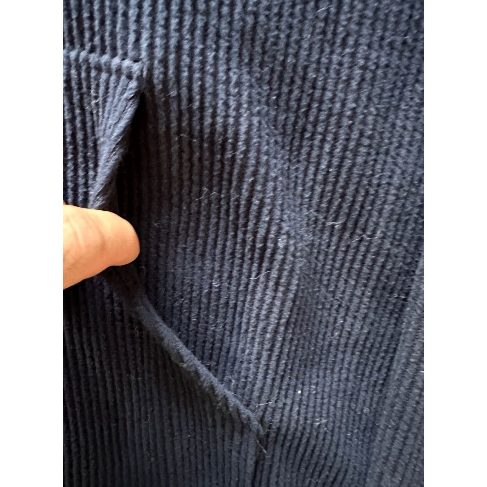 John Elliott John Elliott Hoodie Pullover Knit Kake Mock Hooded Long Sleeve Size L Blue Navy Ribbed 3 22.5" Chest 25.75" Length Mens Regular USA Designer Worn Size US L / EU 52-54 / 3 - 2 Thumbnail