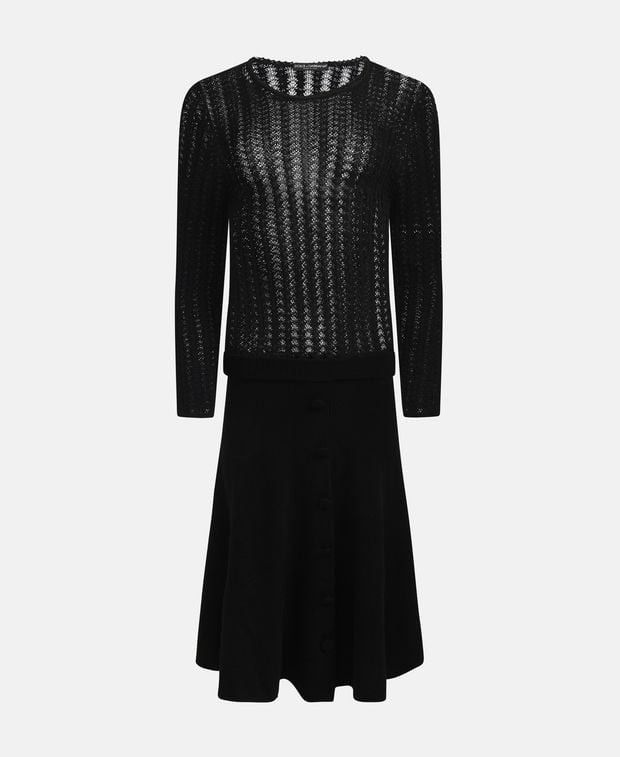 Dolce & Gabbana Cashmere-blend dress Size 4XL / US 24-26 - 1 Thumbnail