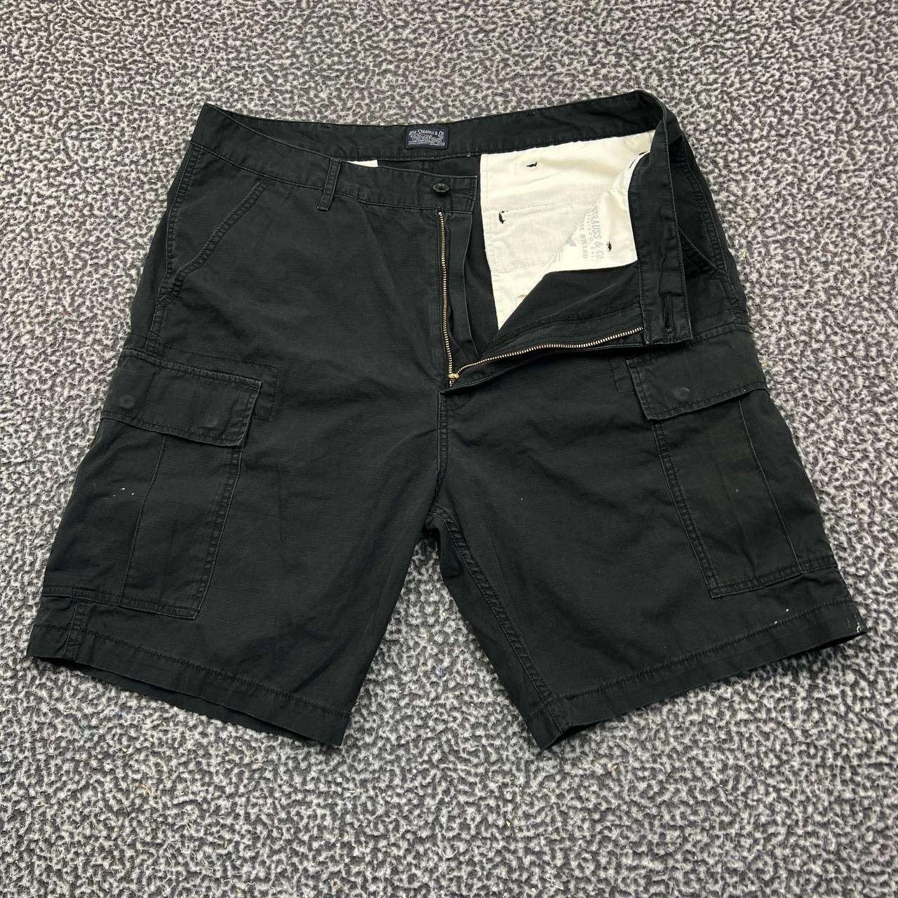Levi's Levi's Cargo Shorts Men 40 Black Pockets Outdoor Cotton Size US 40 / EU 56 - 1 Thumbnail