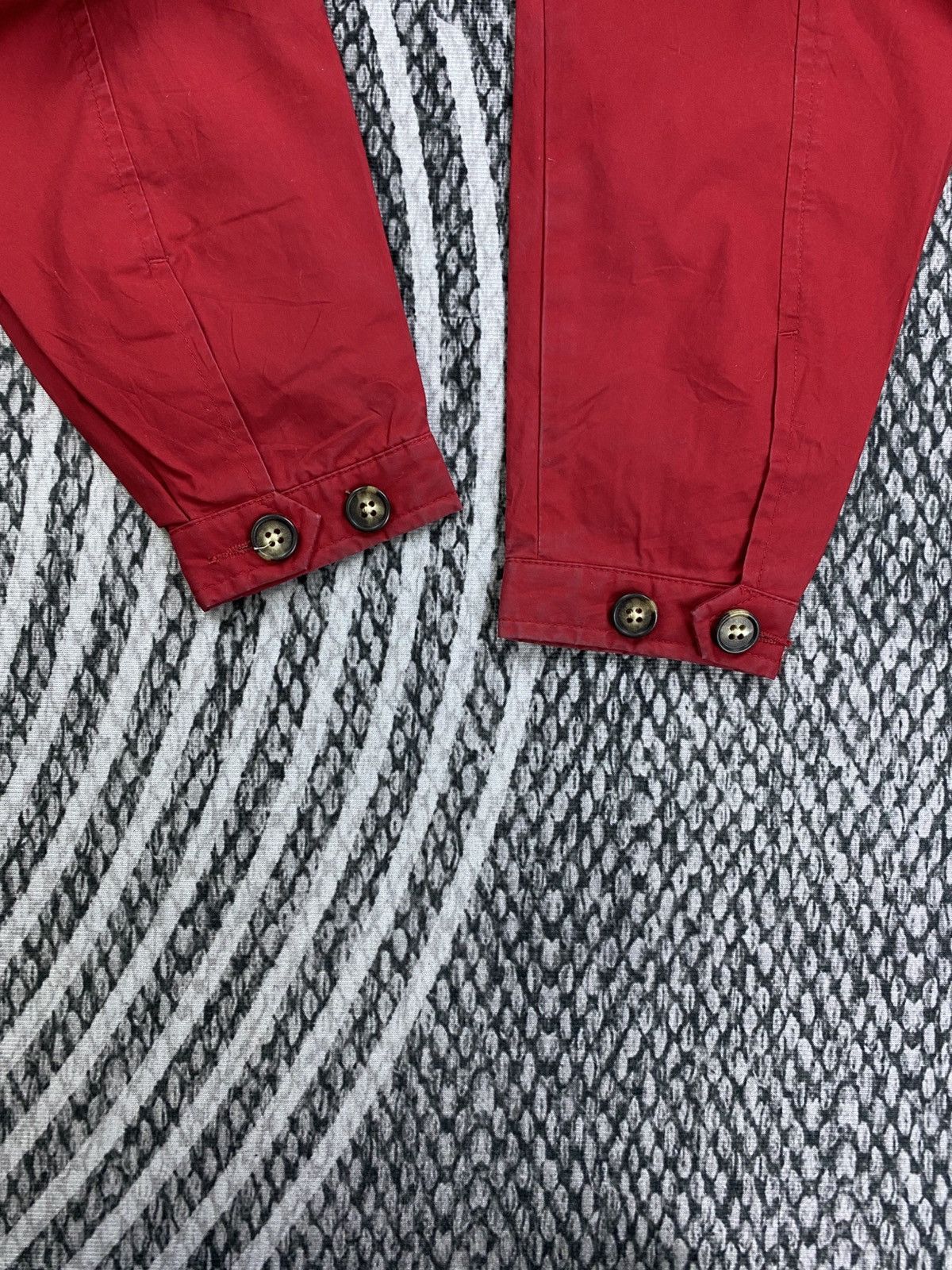 Lands' End Vintage Lands’ End Red Cotton Zipper Jacket Size US M / EU 48-50 / 2 - 8 Thumbnail