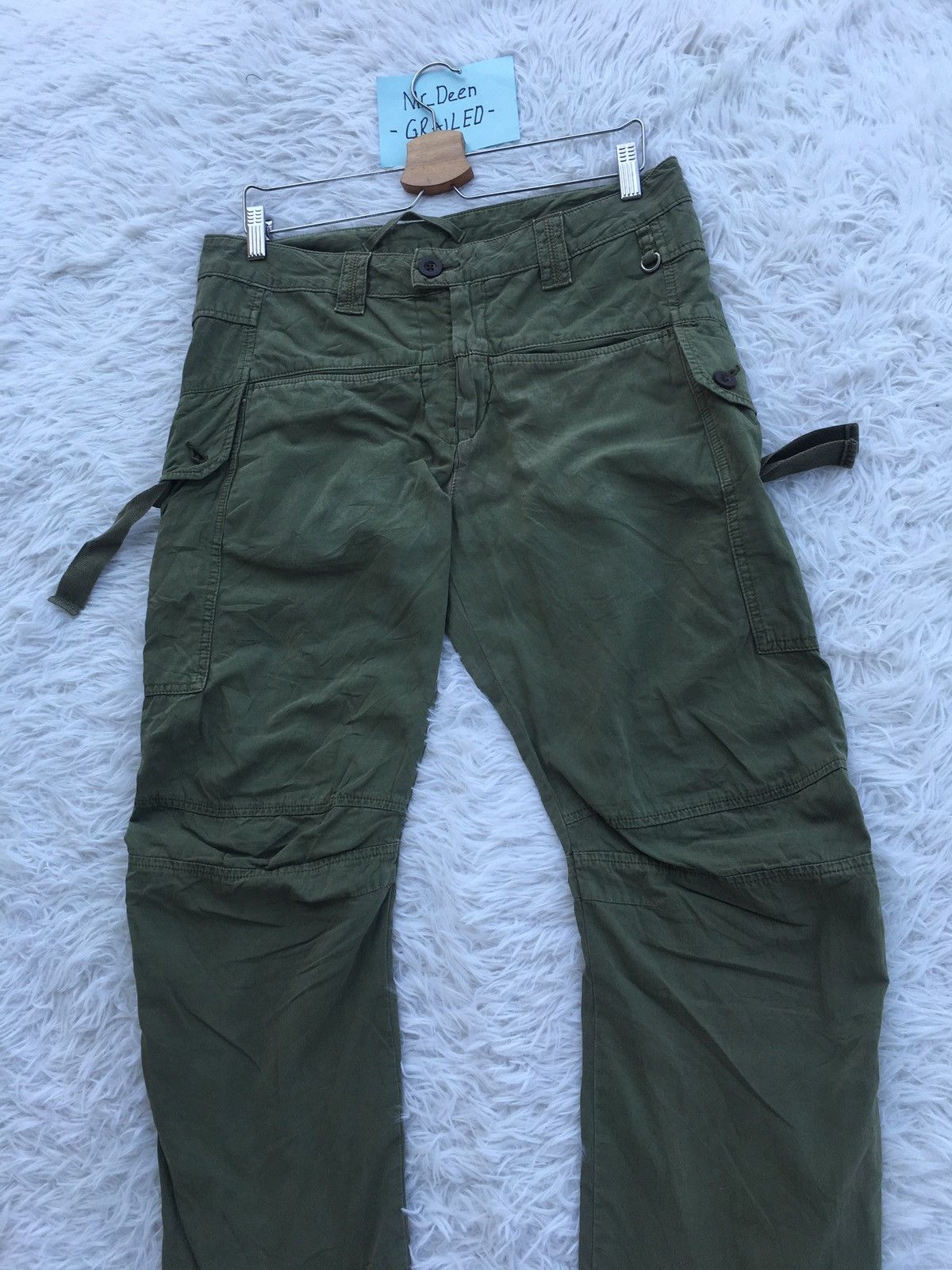 Marithe + Francois Girbaud Rare Vintage Marithe Francois Girbaud Cargo Pant Size US 33 - 7 Thumbnail