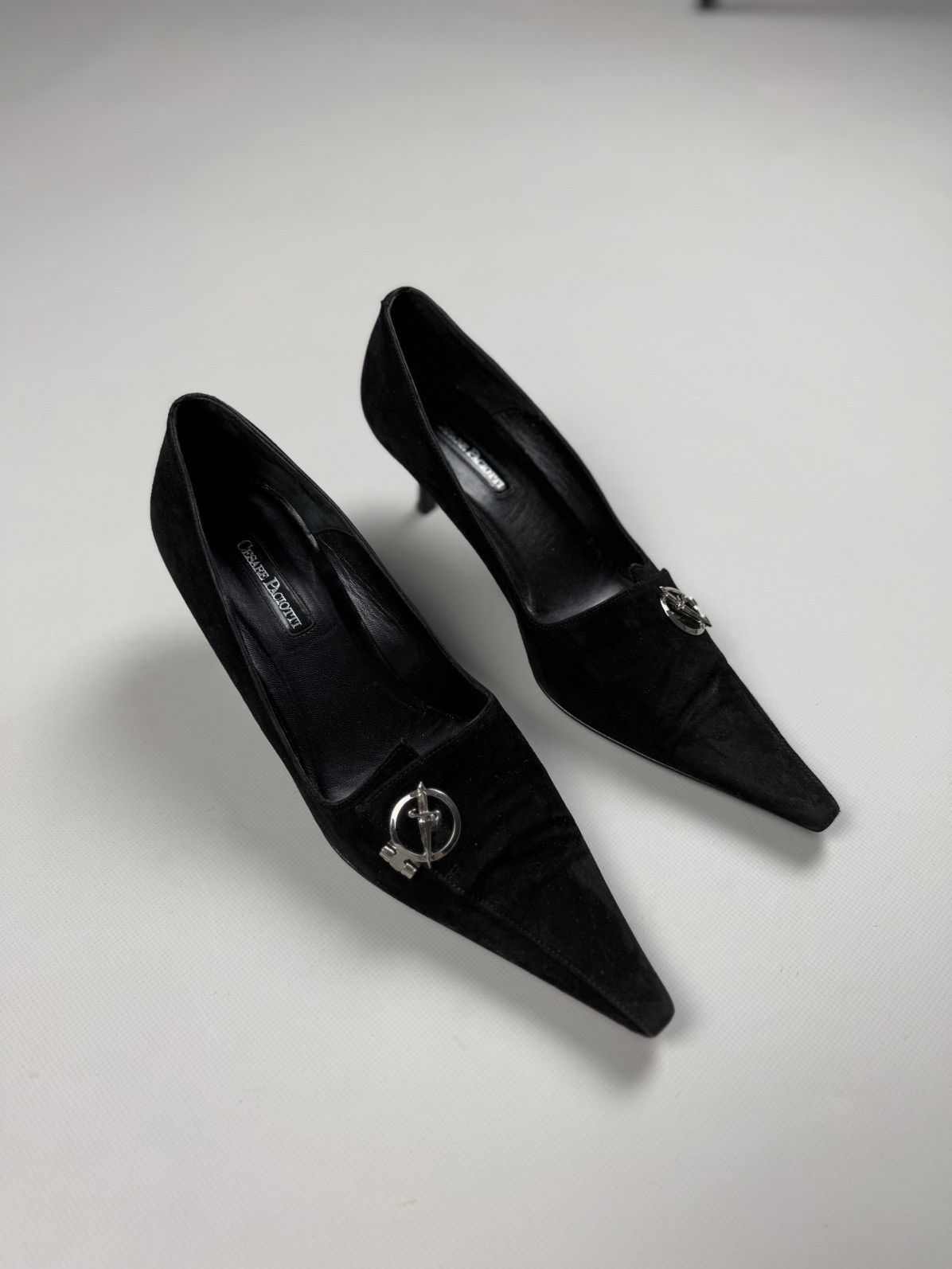 Paciotti Cesare Paciotti Dagger Suede Ladies Heels Size 39 / US 8 Size US 8 / IT 38 - 1 Thumbnail