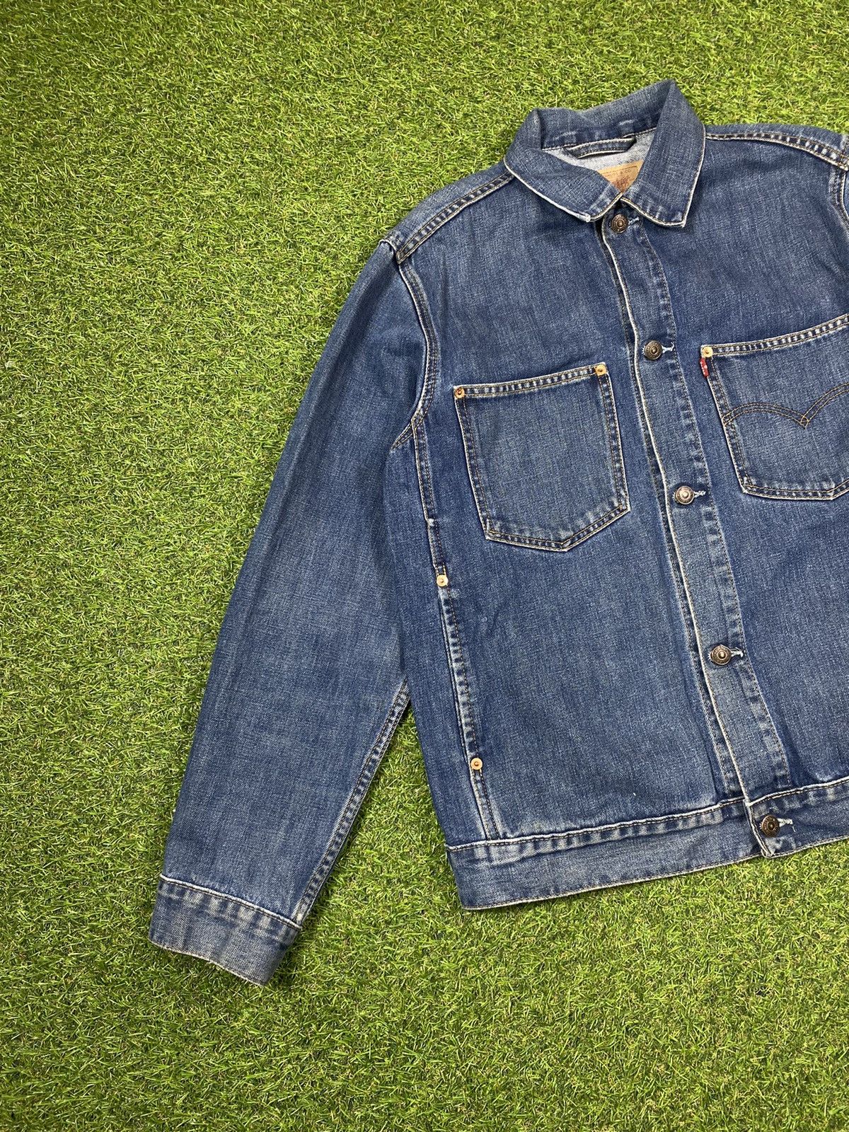 Levi's × Levi's Vintage Clothing × Vintage Vintage 90s Levi’s denim jacket jeans streetwear size M Size US M / EU 48-50 / 2 - 2 Thumbnail