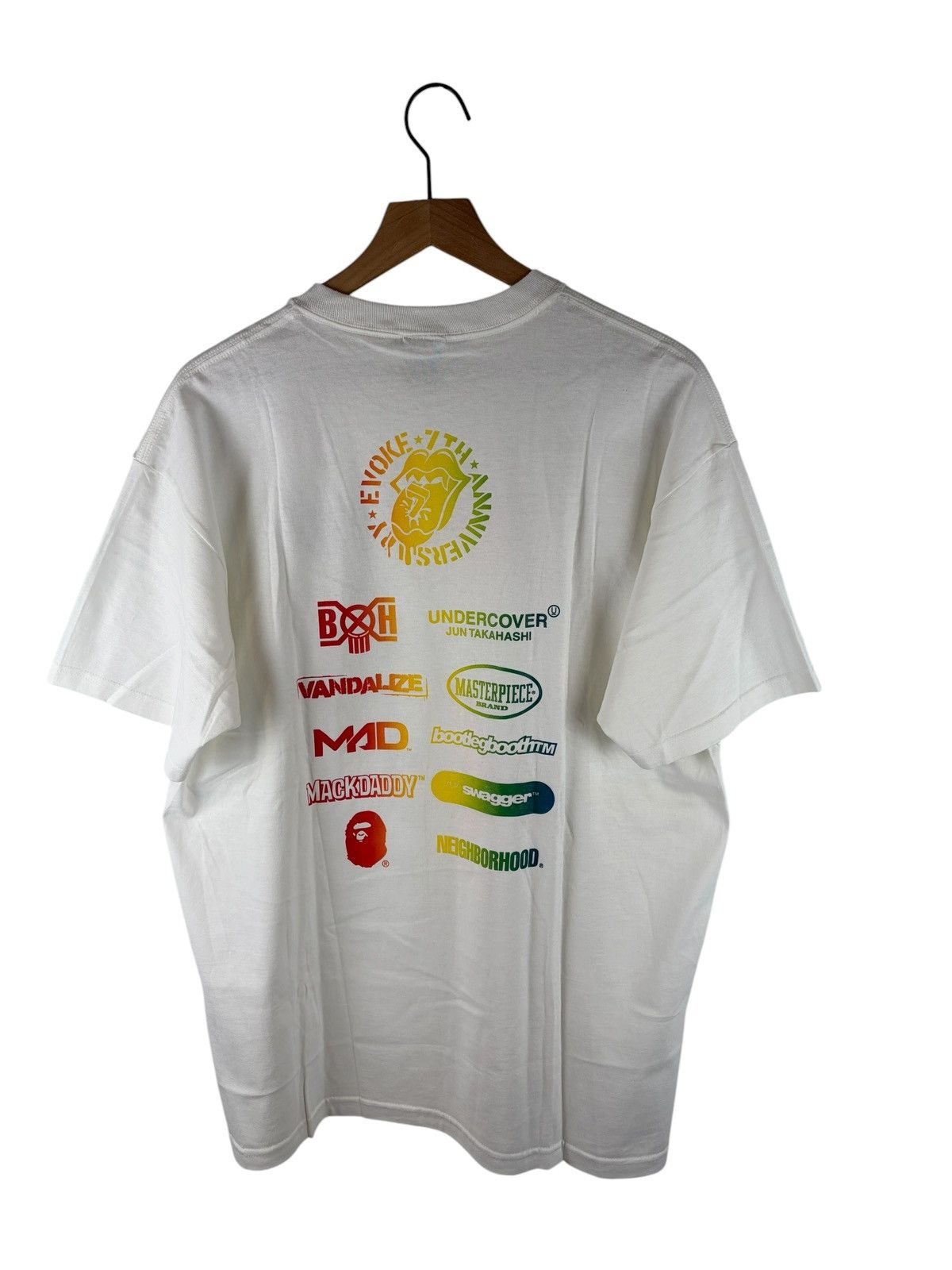 Bape Evoke 7th Anniversary Print Tee Size US L / EU 52-54 / 3 - 1 Thumbnail
