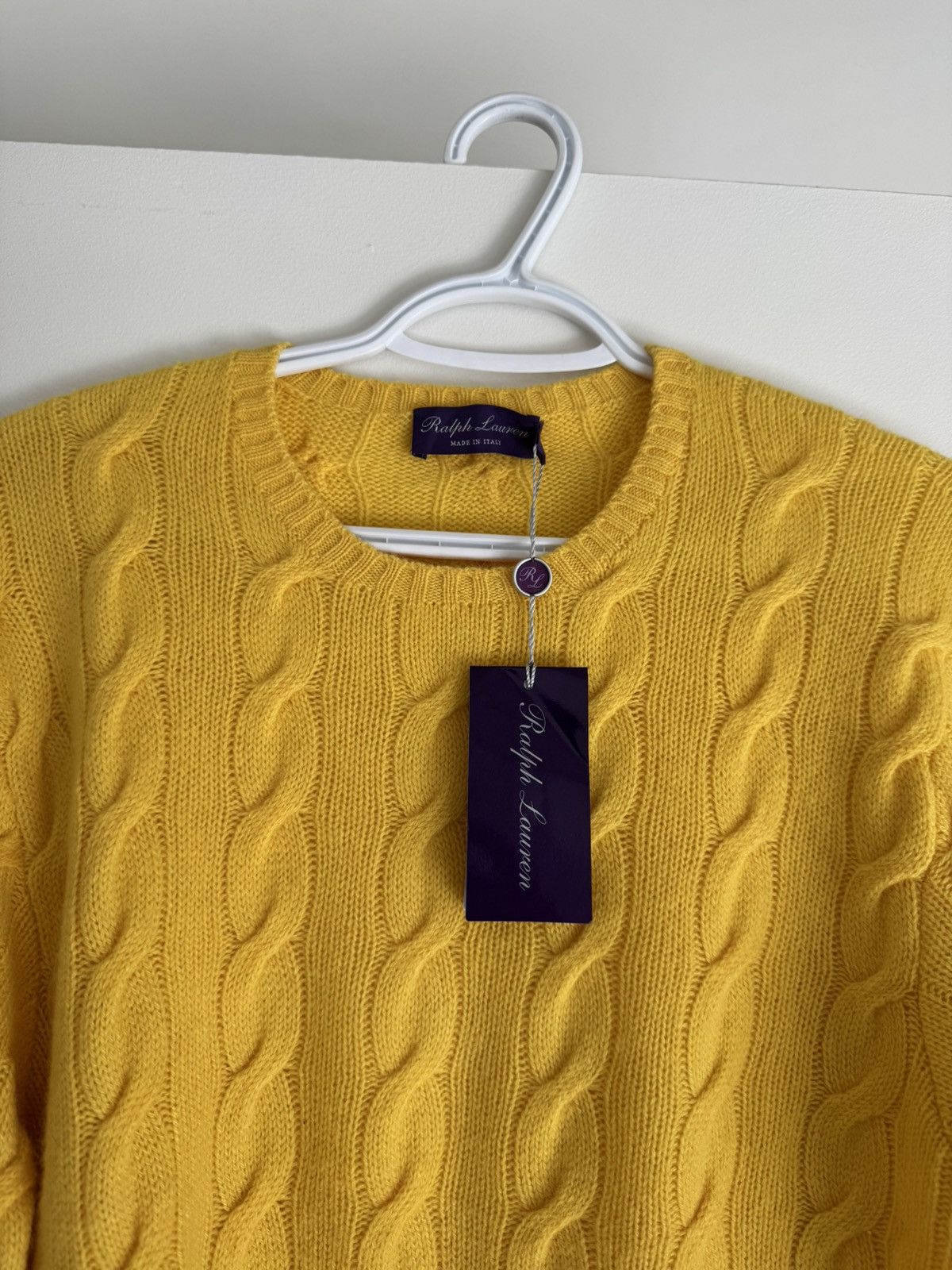Ralph Lauren Purple Label Ralph lauren purple label 100% cashmere cable knit sweater Size US M / EU 48-50 / 2 - 3 Thumbnail