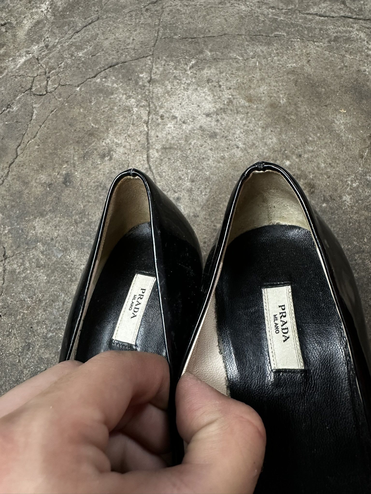 Prada Vintage Prade Leather Heels Size US 5 / IT 35 - 5 Thumbnail