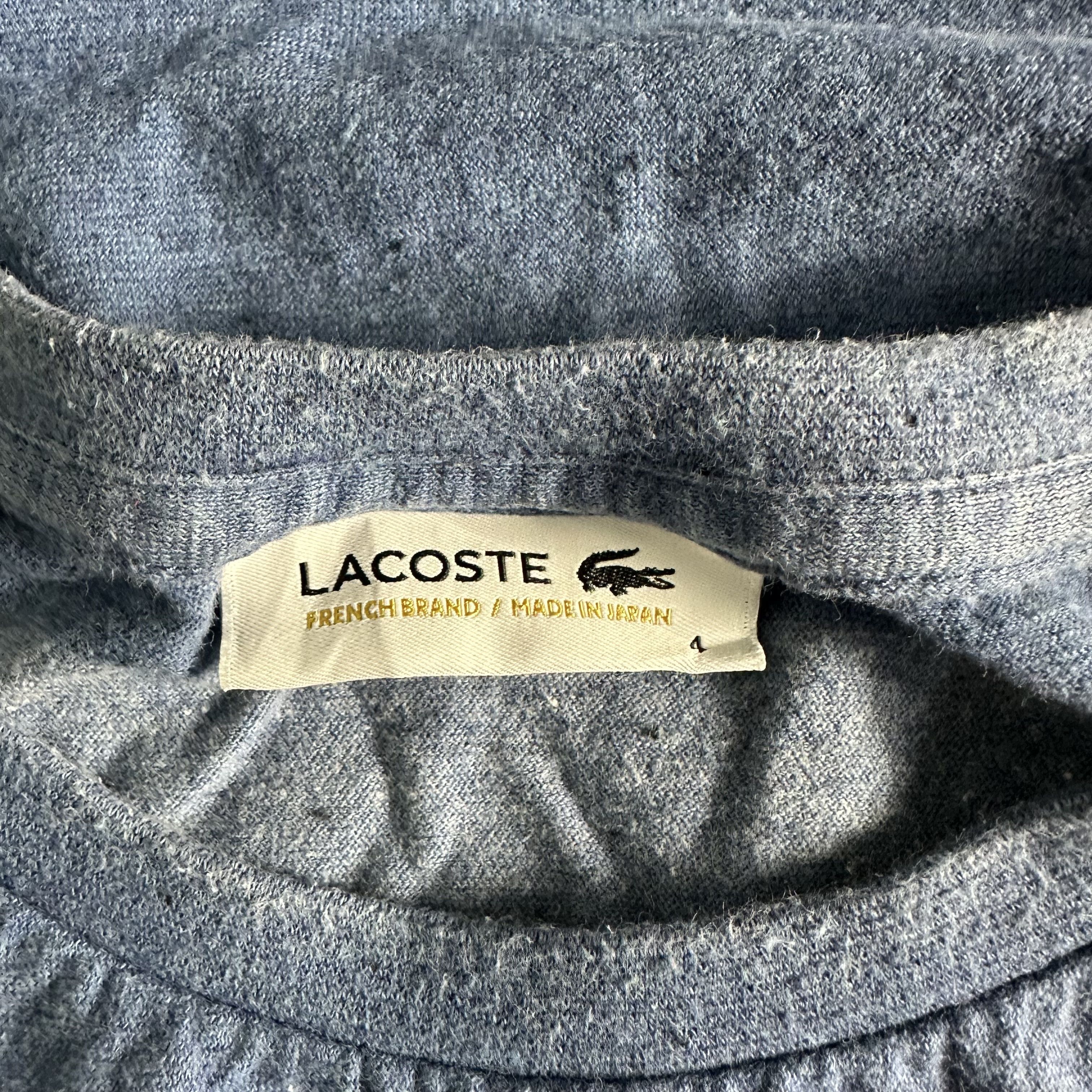 Lacoste 🔥RARE🔥 Lacoste Stripes Single Pocket T-shirt Made in Japan Size US L / EU 52-54 / 3 - 4 Thumbnail