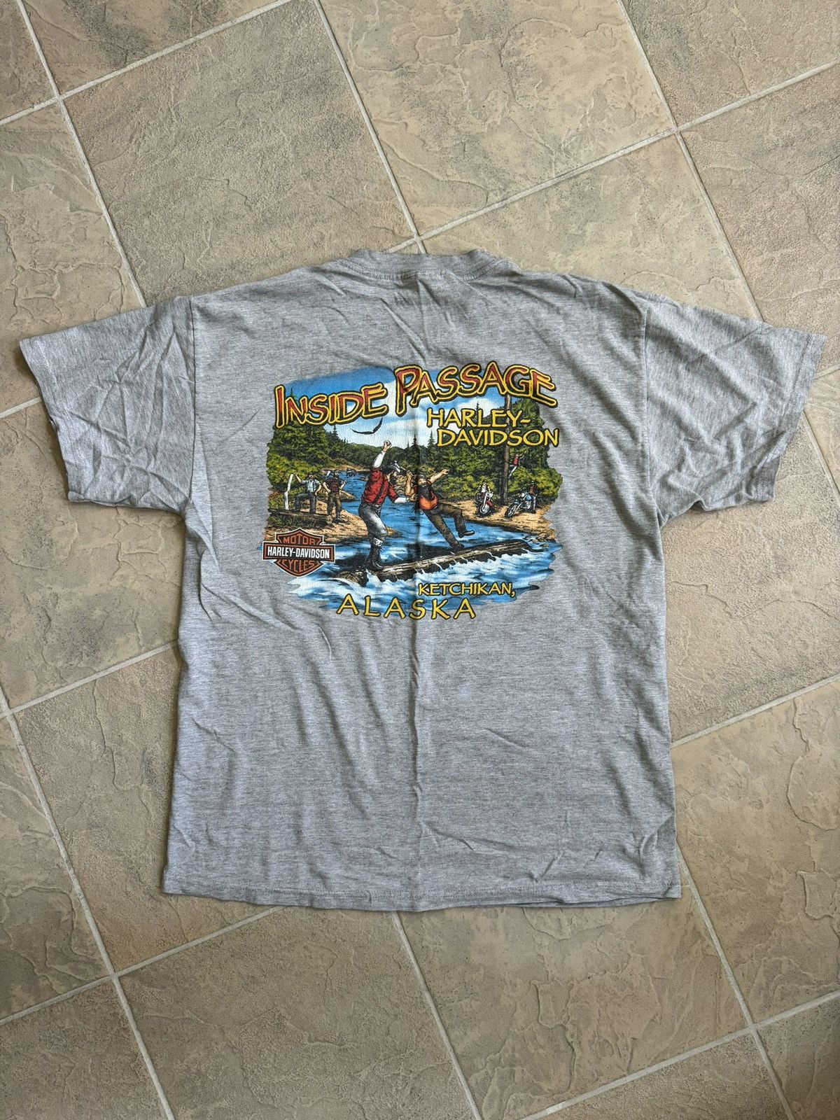 Harley Davidson × Vintage Vintage Harley Davidson Alaska Tee Size US M / EU 48-50 / 2 - 1 Thumbnail