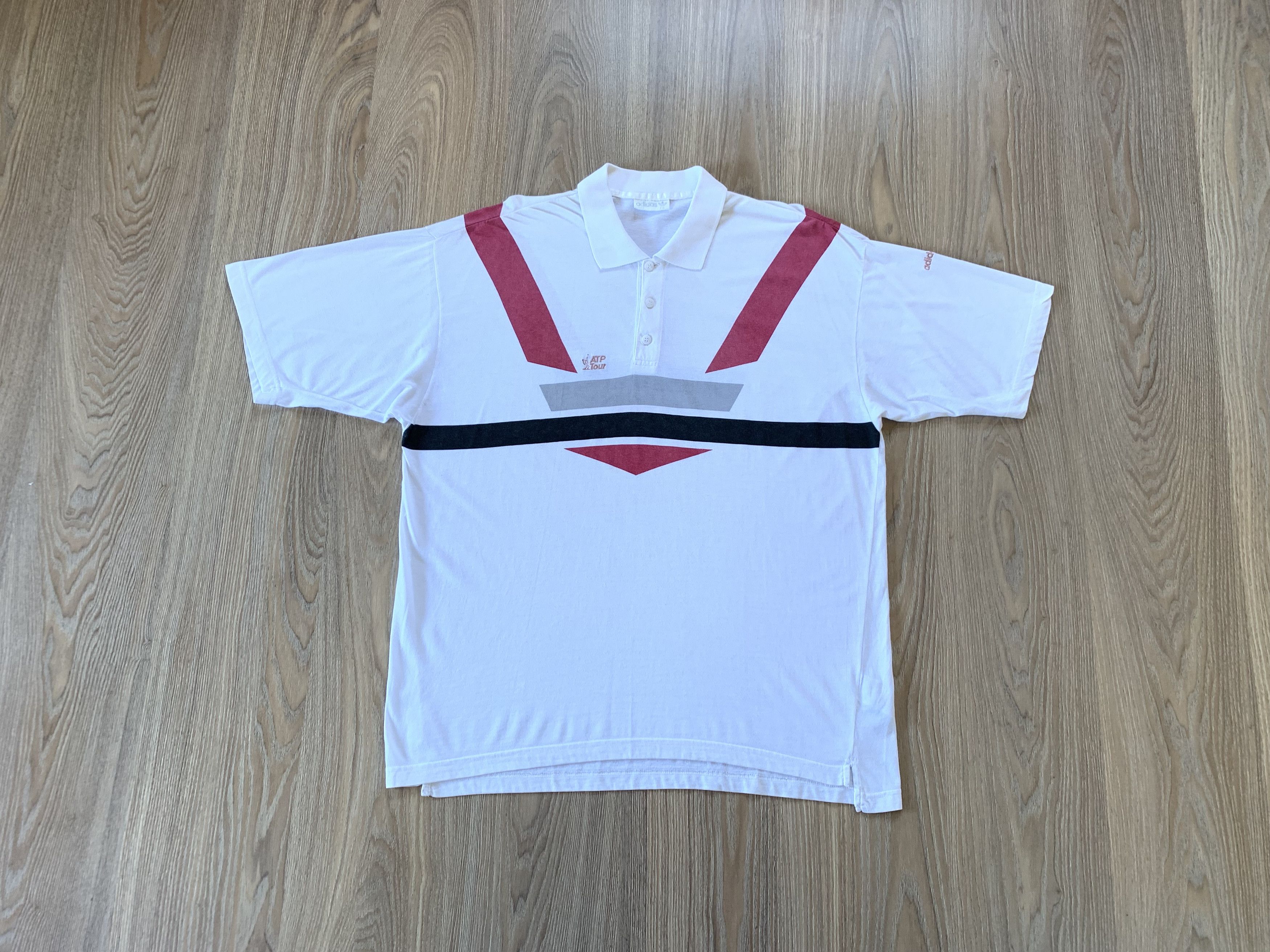 Vintage 90s Adidas ATP Tour Tennis Polo Tee