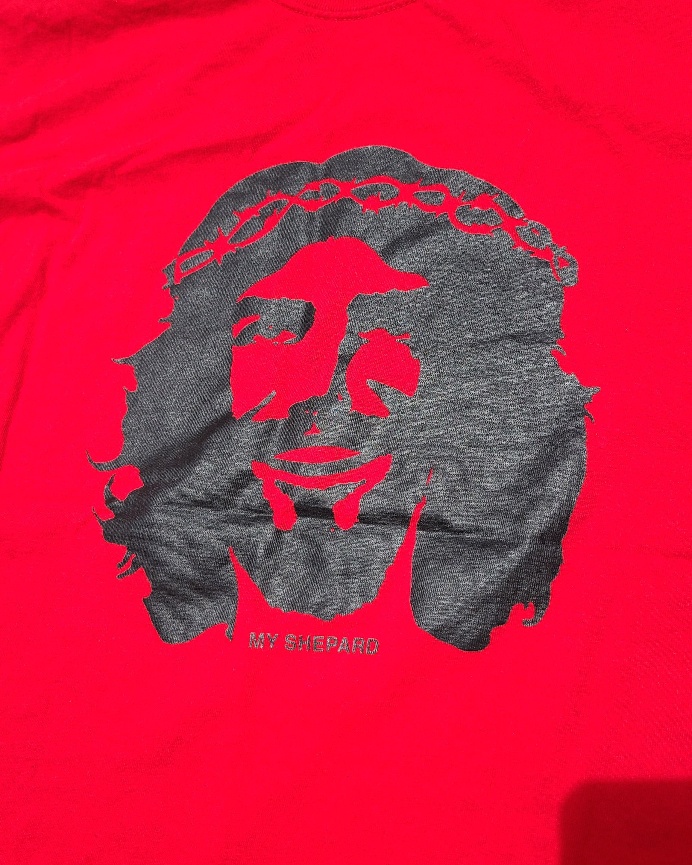 Love America My Shepard Charles Manson Jesus Shirt XL