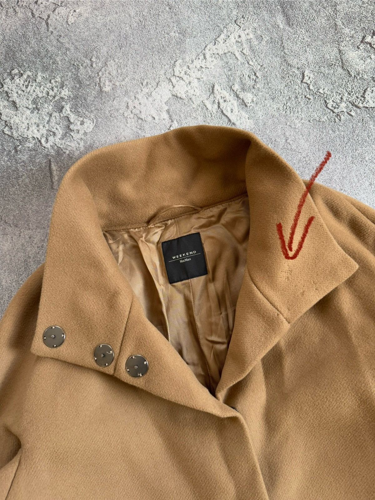Max Mara × Weekend Max Mara Weekend Max Mara USA8/GB10 coat long wool blazer jacket Size M / US 6-8 / IT 42-44 - 13 Thumbnail