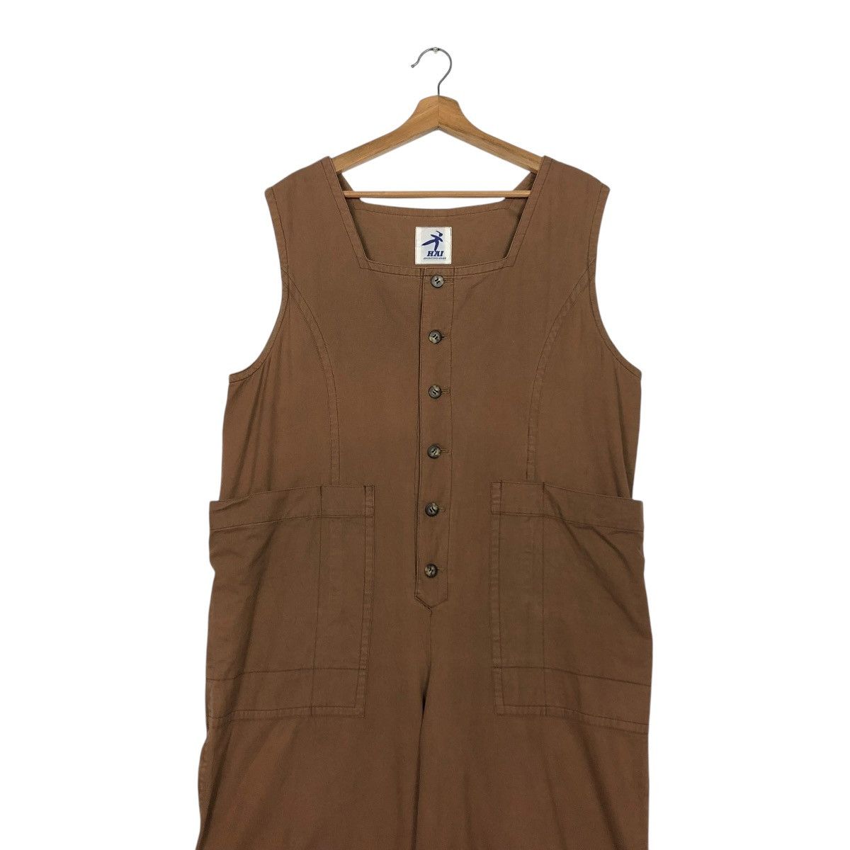 Issey Miyake 🔥VINTAGE COVERALL WORKER SLEEVELESS HAI SPORTING GEAR Size US 42 / EU 58 - 7 Thumbnail
