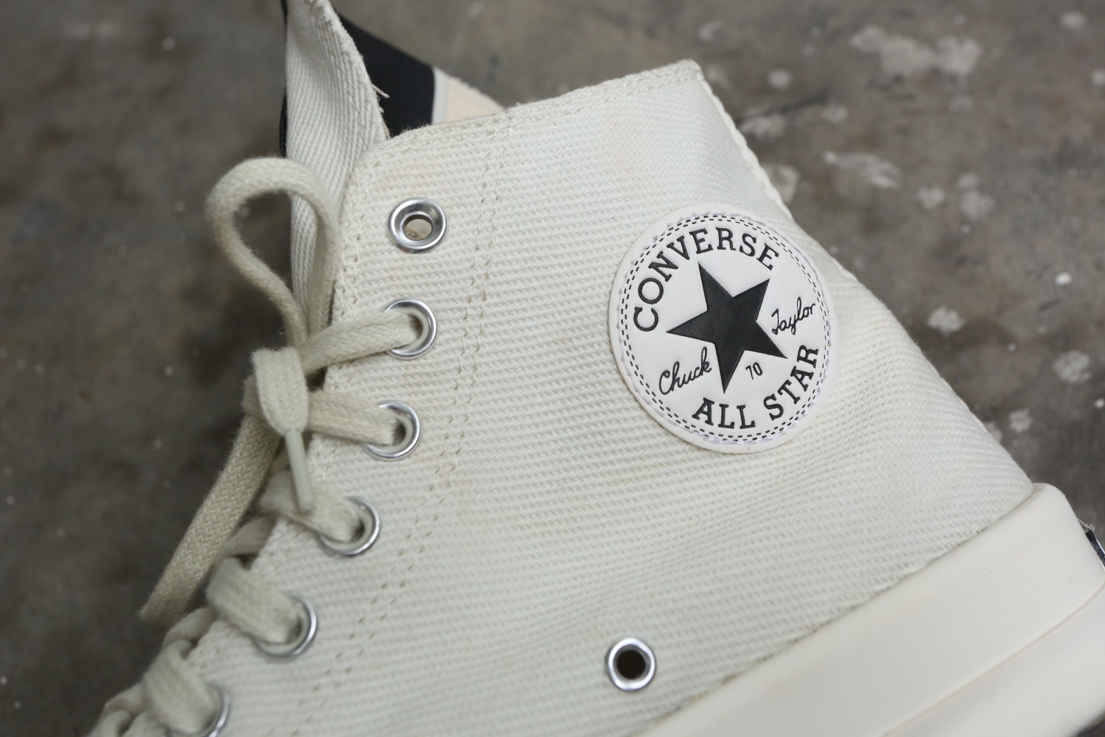 Converse × Rick Owens Drkshdw Converse - Rick Owens DRKSHDW - F/W 21 - DRKSTAR Chuck 70 Hi Size US 8.5 / EU 41-42 - 9 Thumbnail