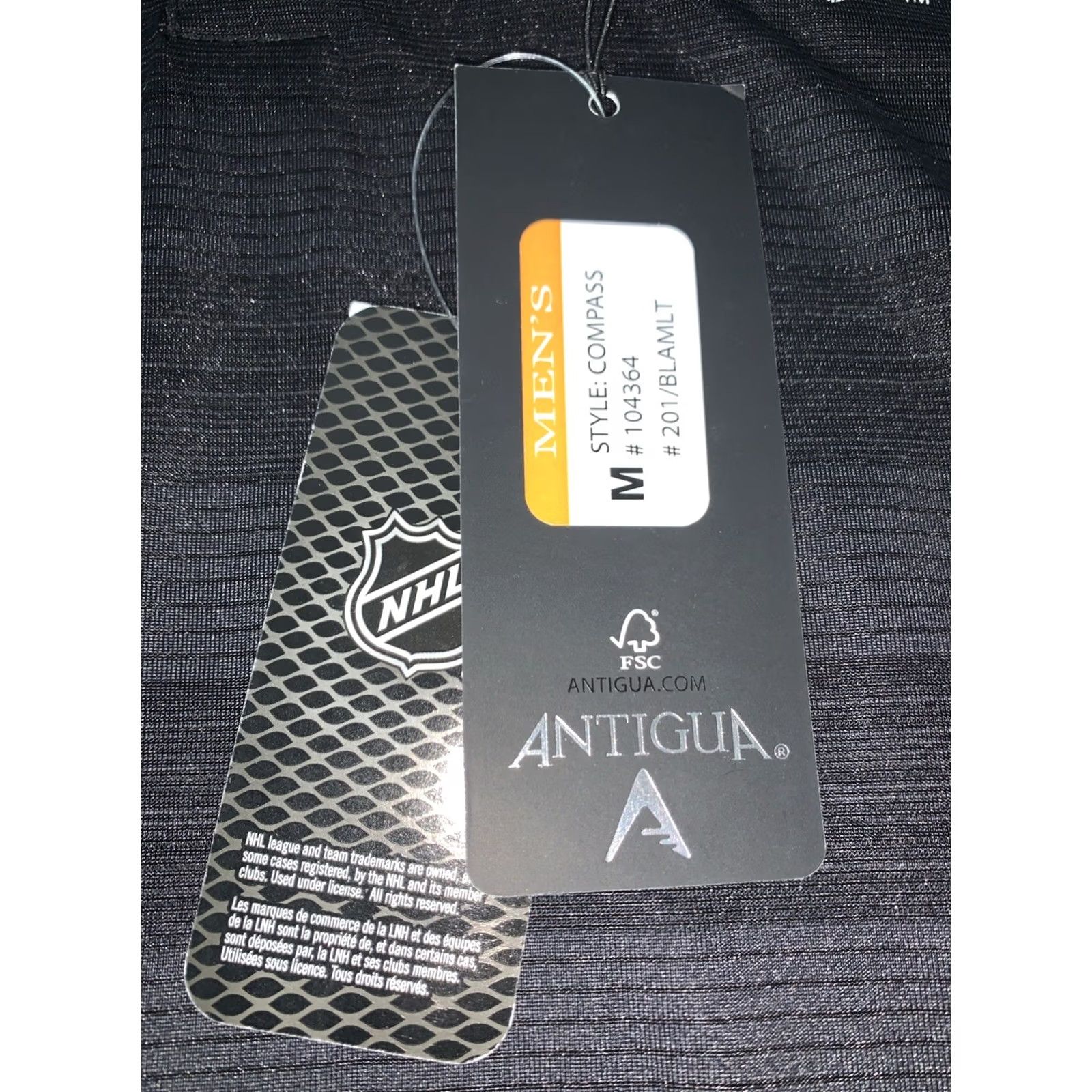 Vintage VINTAGE LA Kings Antigua Golf Shirt M Hockey Striped Black Polo NWT Size US M / EU 48-50 / 2 - 4 Thumbnail