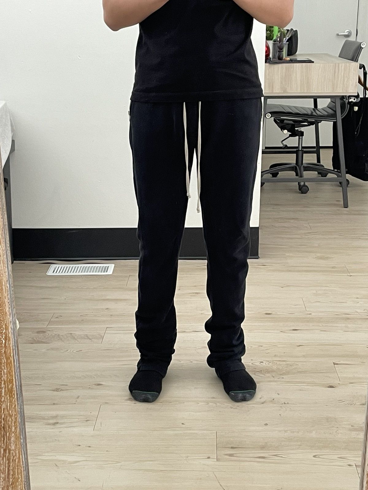 image of Rick Owens Fw14 Berlin Sweatpants in Black, Men's (Size 28)