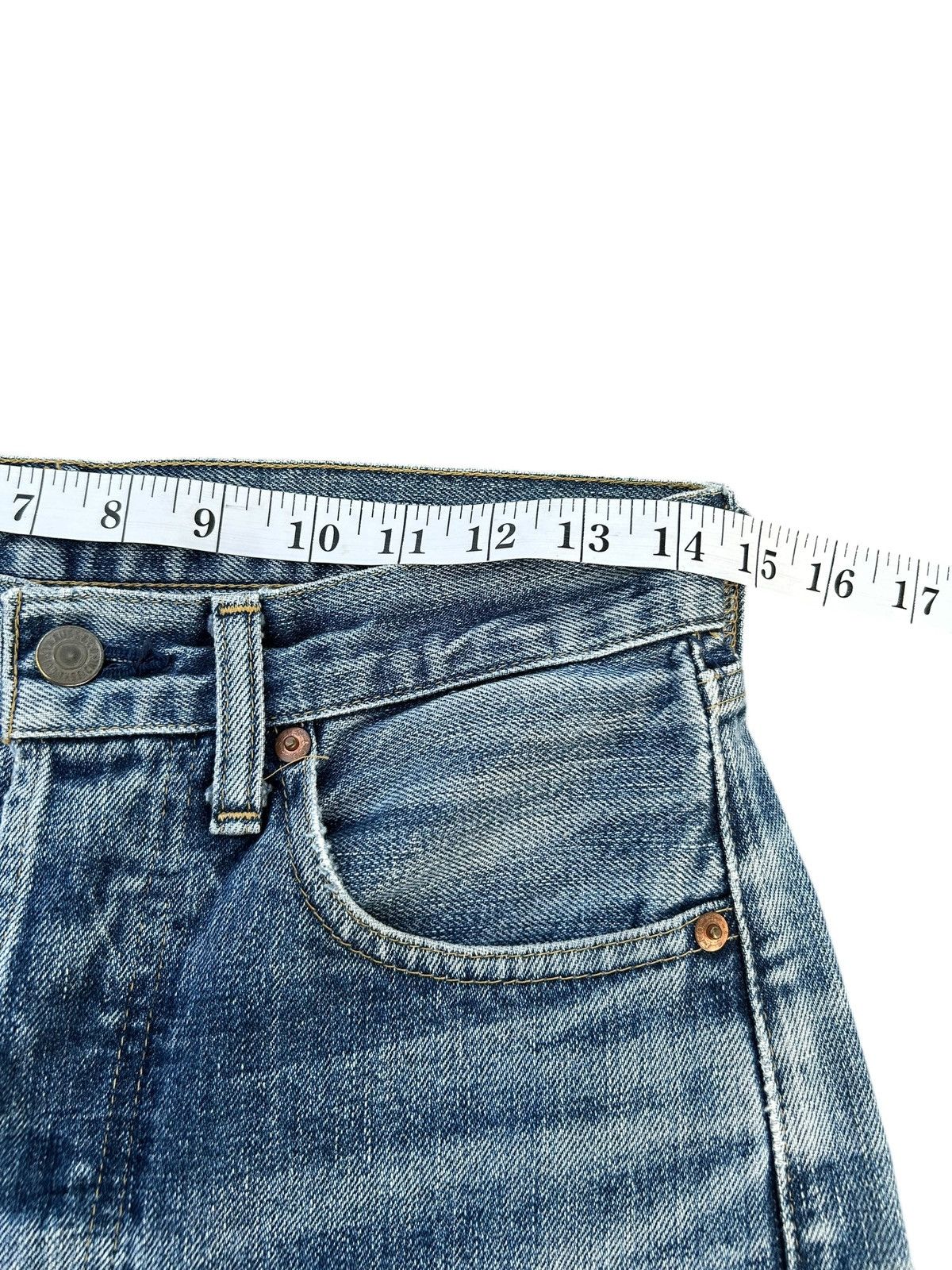 Kapital Thrashed Vintage Levis Big E Selvedge Denim Jeans Size US 29 - 18 Thumbnail
