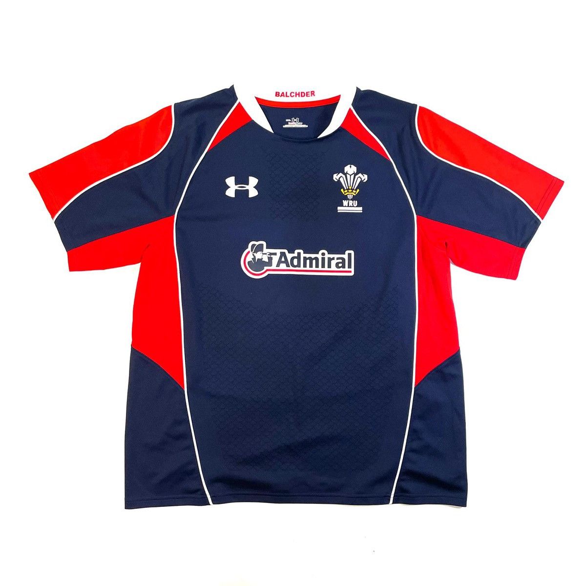 Under Armour Navy and red Under Armour Wales rugby union shirt sport Size US XXL / EU 58 / 5 - 1 Thumbnail