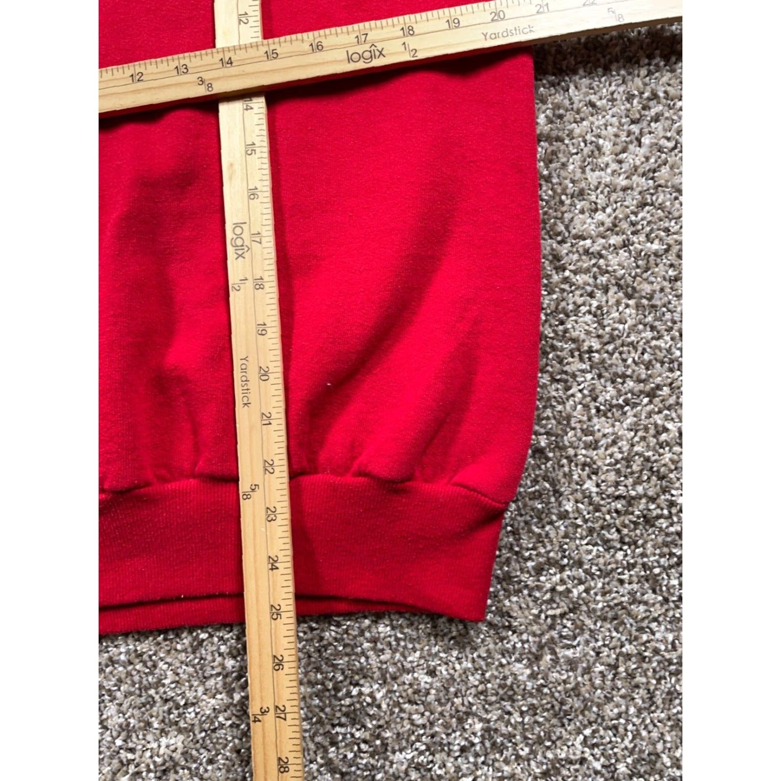 Vintage VINTAGE Michigan Rag Co. Snowflake Sweatshirt Adult Medium Red Christmas Holiday Festive Size M / US 6-8 / IT 42-44 - 7 Thumbnail