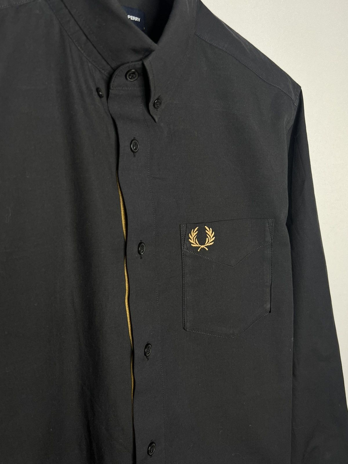 Fred Perry Fred Perry Casual Button Shirt Long Sleeve Tee Size US M / EU 48-50 / 2 - 3 Thumbnail