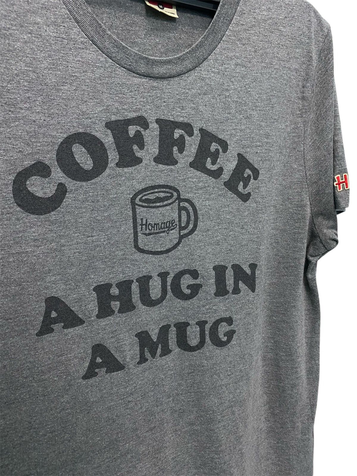 Homage × Vintage Rare vintage HOMAGE COFFEE A HUG IN A MUG rayon tee Size US M / EU 48-50 / 2 - 2 Thumbnail