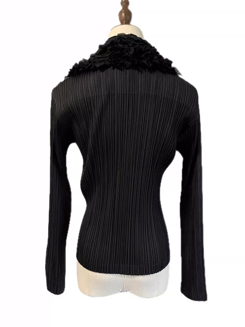Issey Miyake Issey Miyake size:2 Black mainline coat Size M / US 6-8 / IT 42-44 - 3 Thumbnail