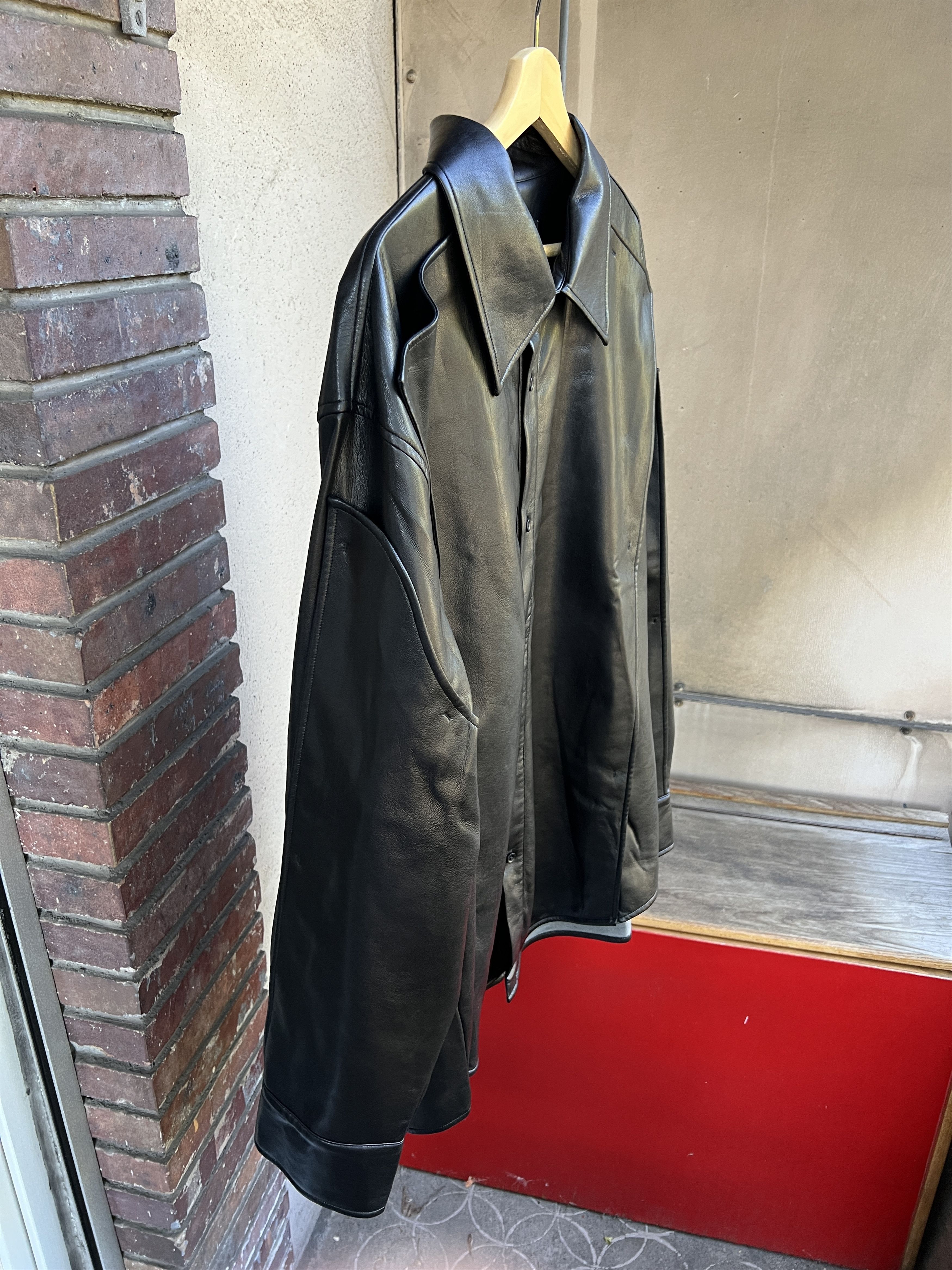 CHENPENG CHEN PENG Faux Leather Shirt Size US L / EU 52-54 / 3 - 6 Thumbnail