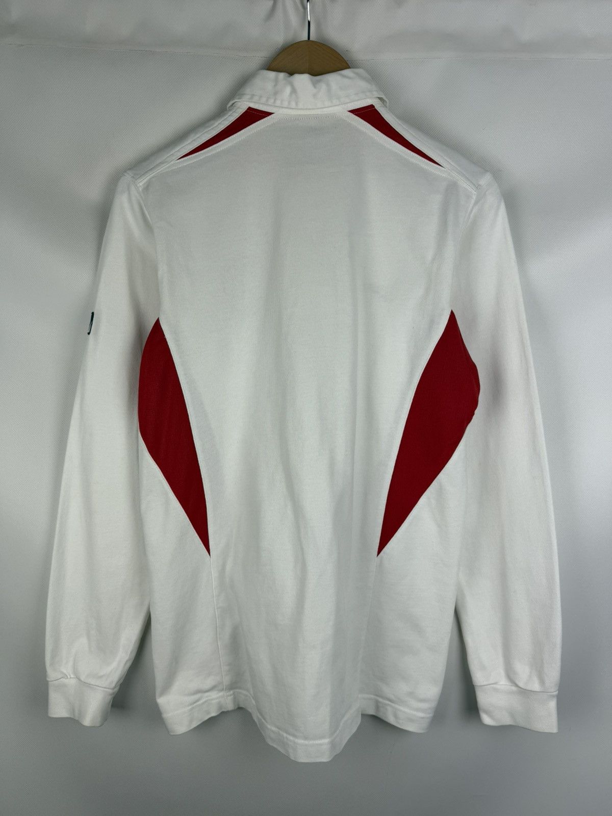 Vintage Nike Vintage England Rugby Union L/S Rugby Shirt Jersey Size US S / EU 44-46 / 1 - 17 Thumbnail